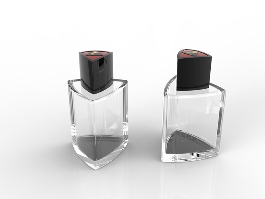 Capas de garrafas de perfume de liga de zinco para embalagens de cuidados com a pele com logotipo personalizado
