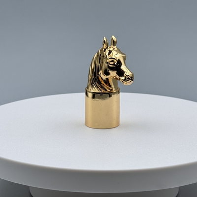 A capa do perfume Fea15 Zamak em forma de cavalo é a melhor escolha para perfume de luxo.