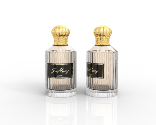 Capuz de perfume de liga de zinco Zamak redondo polido