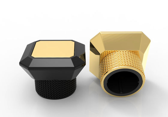 Tampas de Perfume Zamak de Fábrica de Alta Qualidade, Fundição Sob Pressão Anti-Derramamento, FEA 15, Tampas Metálicas