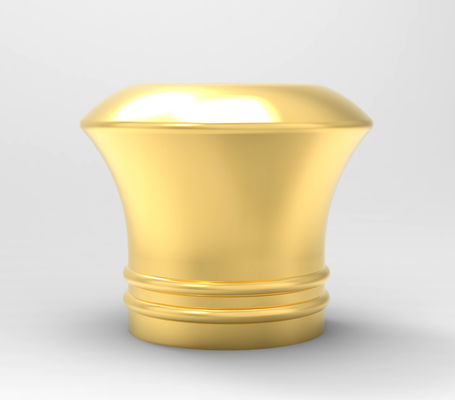 Tampa de perfume de metal personalizável da fábrica Juhong pronta para molde para frascos de fragrância exclusivos e personalizados