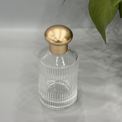 Luxo Brilhante de Ouro Customizado de Zinc Alloy Metal Perfume Bottle Cap para o Seu Próprio Vidro Brand Bottle