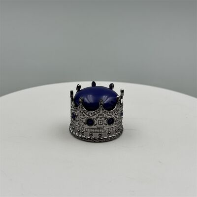 Tampas de perfume de plástico de alta qualidade em forma de coroa, tampas de perfume brilhantes, tampa de garrafa de plástico e alumínio, tampa de plástico dourada, tampa de fábrica existente