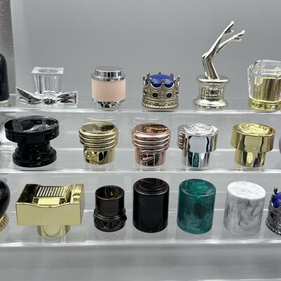 Venda Quente China Fábrica Alumínio-Plástico Botelha de Perfumes Cap Fea15 Modelo Ferro Tipo Metal tampas