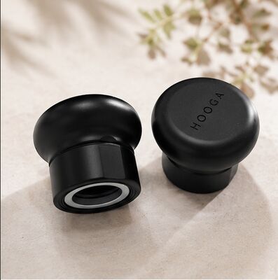 Capuz de liga de zinco magnético de luxo com resistência à corrosão e logotipo personalizado gravado para garrafas de perfume premium