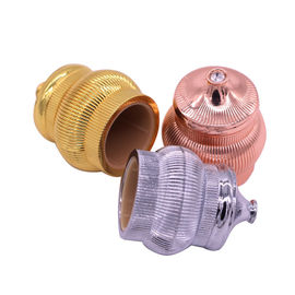 Tampões do perfume de Zamak do ouro da cor para o pescoço de 15mm, tampão magnético durável do perfume