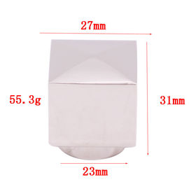 Suspensão chapeando tampões de garrafa gravados ligas de zinco do perfume