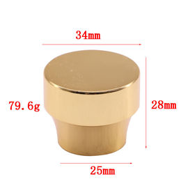 tampões de garrafa de suspensão redondos do perfume do chapeamento de 34*28mm