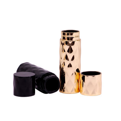 A garrafa de perfume personalizada dourada cilíndrica cobre para a garrafa 10ml