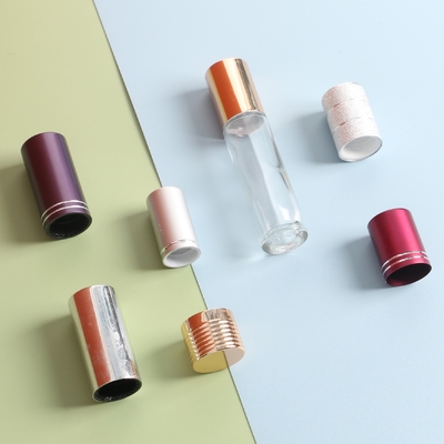Perfume de Rose Gold Silver Pink For do tampão de Matte Label Screw Customized Plastic