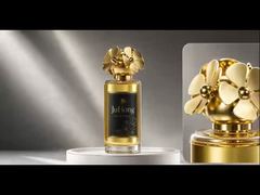 Tampa de perfume Zamac em forma de flor