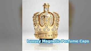 Boné de perfume magnético de asa de águia de luxo banhado a ouro